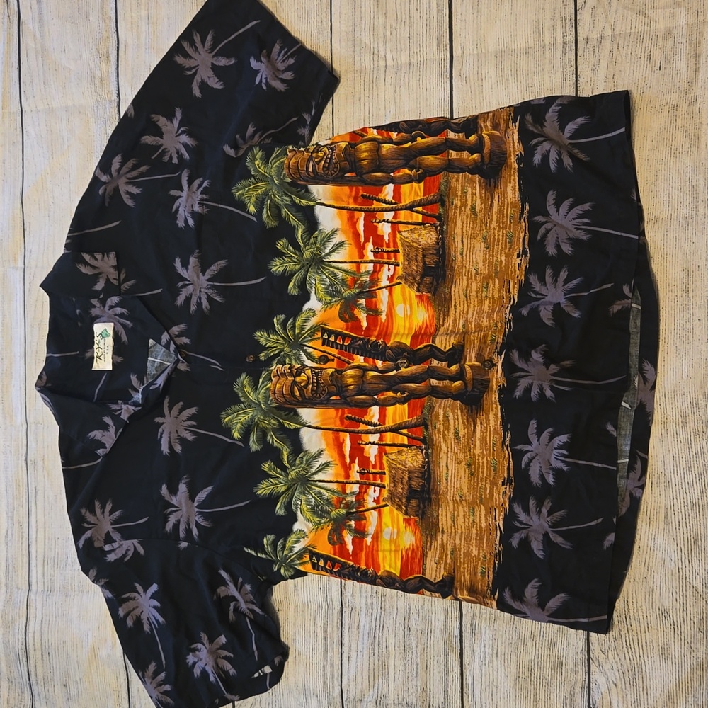 KY Authentic Hawaiian Shirt SZ XL